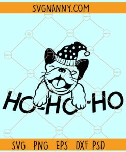 Ho ho ho Christmas dog svg, Christmas dog svg, Christmas svg file, Christmas clipart svg