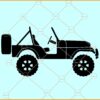 Jeep SVG, Jeep Silhouette svg, Jeep Girl svg, Jeep car svg, Jeep car outline svg