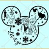 Let it go Mickey SVG, Let it Go Princess Disney Svg, Princess Disney Svg