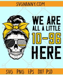 Messy Bun Dispatcher svg, 911 dispatcher svg, dispatch svg, distressed flag svg