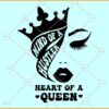 Mind Of A Hustler Heart Of A Queen SVG, Empowered Women SVG, Girl Boss SVG, Hustle Shirt SVG