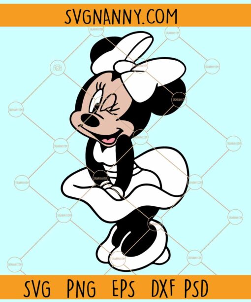 Minnie mouse dress SVG , Minnie Mouse bow SVG, Minnie Mouse love SVG, mouse dress SVG