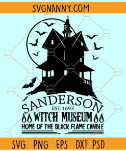 Sanderson Witch Museum SVG, Sanderson Museum svg, Hocus Pocus svg, Halloween svg
