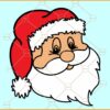 Santa Face SVG, Santa SVG, Santa Claus SVG, Christmas svg file, Christmas svg