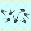 Skeleton hand wrap svg, Halloween Cup Wrap Svg, Halloween svg, Skeleton hand svg