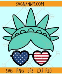 Statue of liberty with sunglasses svg, Statue of Liberty Svg, Lady Liberty svg