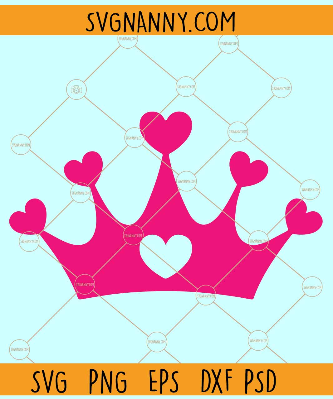 princess-crown-pumpkin-template