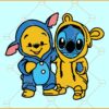 Winnie the Pooh and Stitch SVG, Winnie the Pooh Svg, Stitch Svg , Cute Svg, Cartoon Svg