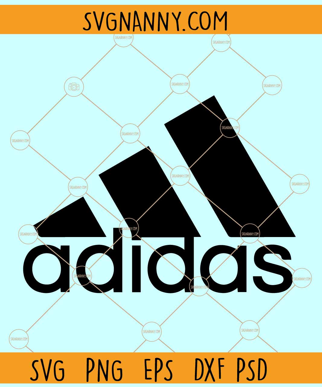 Adidas logo online psd