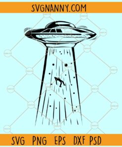 Alien abduction svg, Alien abduction clipart svg, UFO Svg, Alien Svg, Alien Shirt svg