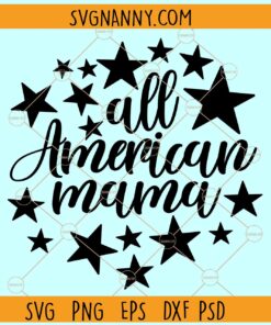 All American stars svg, 4th of July Svg, Fourth of July svg, USA svg, America svg