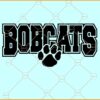 Bobcats mascot SVG, Bobcats Football SVG, Bobcats svg, Go Bobcats svg