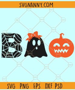 Boo Halloween svg, Boo svg, Ghost svg, Pumpkin Face svg, Halloween clipart svg