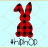 Buffalo plaid hiphop Easter bunny svg, Easter bunny clipart svg, Buffalo plaid Easter bunny svg
