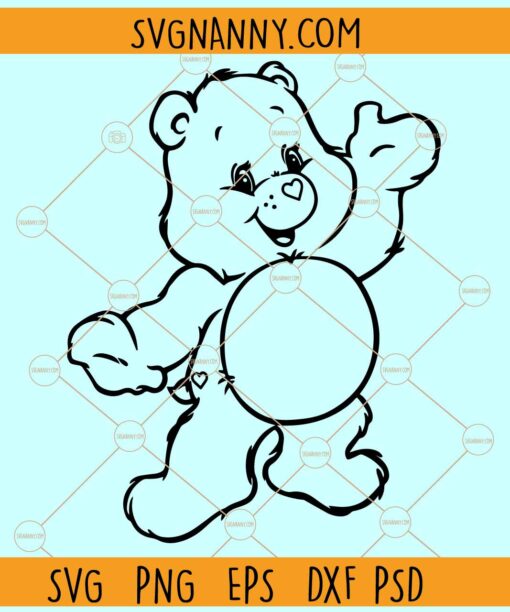 Care Bears SVG, Care Bears Clipart svg, Cartoon Svg, Care Bears Png