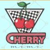 Cherry mimi svg, Apple svg, Checkered Background svg, Mimi svg, Grandma svg