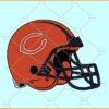 Chicago bears helmet svg, Chicago bears Football svg, Football Team svg