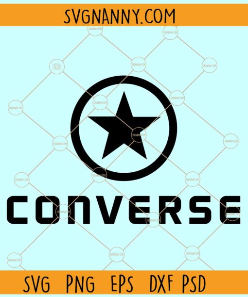 Converse label svg, Converse logo svg, Converse Fashion Brand Logo svg
