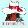Delta's girls loyal svg, Delta Pretty Girl Svg, Delta Life Girl svg, Delta Queen Girl Vector svg