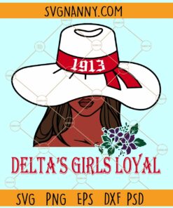 Delta's girls loyal svg, Delta Pretty Girl Svg, Delta Life Girl svg, Delta Queen Girl Vector svg