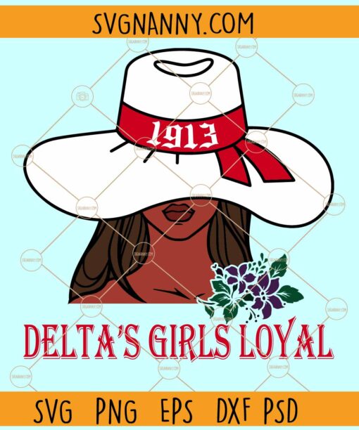 Delta's girls loyal svg, Delta Pretty Girl Svg, Delta Life Girl svg, Delta Queen Girl Vector svg