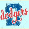 Dodgers football distressed svg, LA-Dodgers Baseball Team Svg, LA-Dodgers Svg, L-A-Dodgers svg