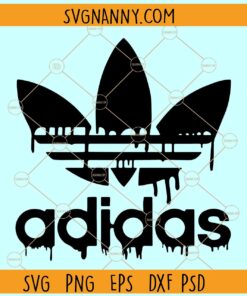 Dripping Adidas Svg, Dripping Adidas Logo svg, Adidas Drip Svg, cool adidas drip logo svg