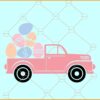 Easter truck with eggs svg, Easter clipart svg, Kids Easter Day svg, Easter shirt svg