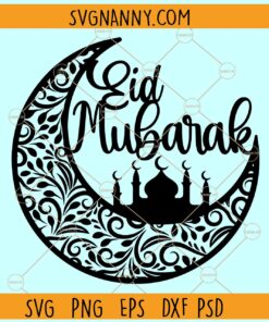 Eid Mubarak svg, Ramadan Mubarak SVG, Ramadan Eid Islamic SVG, Eid Mubarak png, Mubarak SVG
