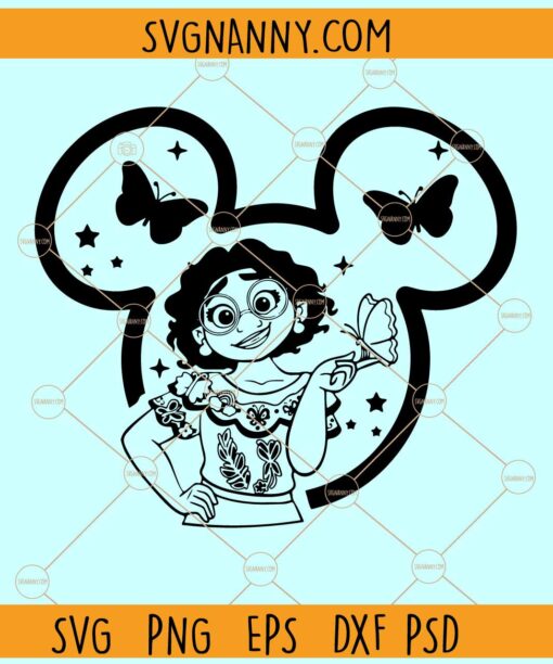 Encanto Mirabel SVG, Encanto Mirabel Disneyland Ears SVG, Disneyland svg