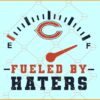 Fueled by haters Chicago bears fuel gas gauge svg, Chicago bears Football svg, Football Team svg