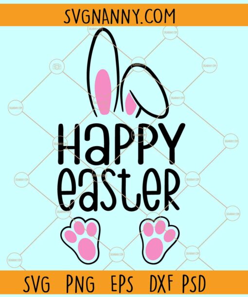 Happy easter svg, Bunny tail svg, Easter SVG, Easter SVG, Easter Shirt svg