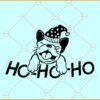 Ho ho ho dog svg, Christmas Dod svg, Funny Christmas svg, Christmas sign svg, Christmas svg file