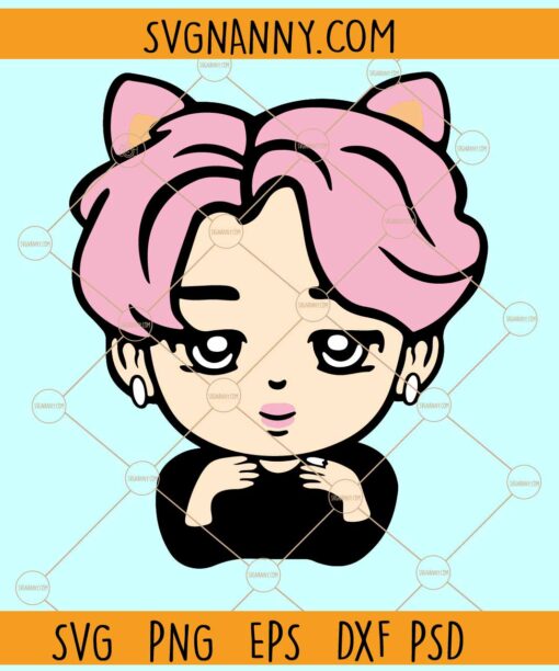 imin BTS SVG, Chibi BTS svg, Bangtan svg, Jimin SVG , Jimin shirt svg
