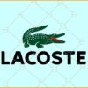 Lacoste Alligator logo svg, Lacoste logo svg, Lacoste Fashion Brand Logo svg
