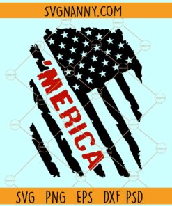 Merica distressed US flag svg, 4th of July svg, Fourth of July svg, Independence day svg
