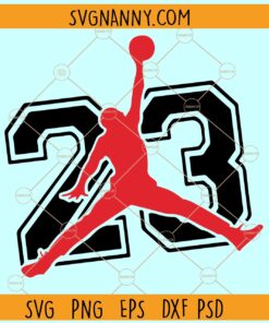 Michael Jordan 23 SVG, Jordan logo SVG, Basketball Svg, Air Jordan svg, Jump Man Svg