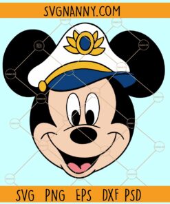 Mickey Cruise Captain SVG, Cruise svg, captain svg, captain mouse svg