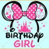 Minnie Birthday Girl SVG, Minnie Mouse Birthday svg, Birthday Girl svg, Disney Birthday svg