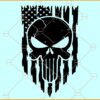 Punisher skull US flag SVG, The Punisher Flag svg, Punisher svg, Punisher skull svg