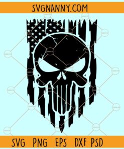 Punisher skull US flag SVG, The Punisher Flag svg, Punisher svg, Punisher skull svg