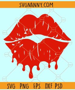 Red lips drip svg, Dripping Red Lips SVG , Dripping Kiss Lips SVG, Dripping Lips Svg, Lips Dripping Svg