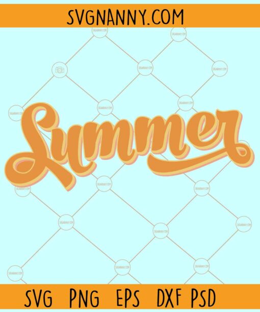 Retro summer svg, Summer shirt svg, Summer svg Files, Summer clipart svg