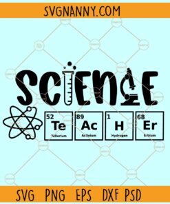 Science Teacher periodic table SVG, Funny Science Teacher SVG, Science Teacher shirt svg
