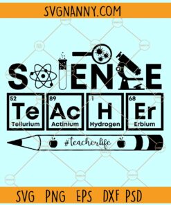 Science teacher svg, funny Chemistry Teacher svg, Chemistry Teacher Elements SVG