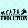 Sports Biker Evolution SVG, Motorbike Evolution SVG, Rider Evolution SVG, Motorcycle Evolution SVG