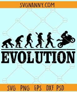 Sports Biker Evolution SVG, Motorbike Evolution SVG, Rider Evolution SVG, Motorcycle Evolution SVG