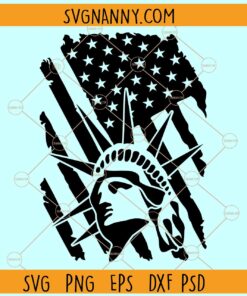 Statue of Liberty American flag svg, 4th of July svg, Fourth of July svg, Independence day svg