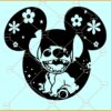 Stitch Mickey ears SVG, disney svg, lilo and stitch svg, Disney Stitch Mickey Ears SVG