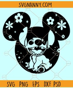 Stitch Mickey ears SVG, disney svg, lilo and stitch svg, Disney Stitch Mickey Ears SVG